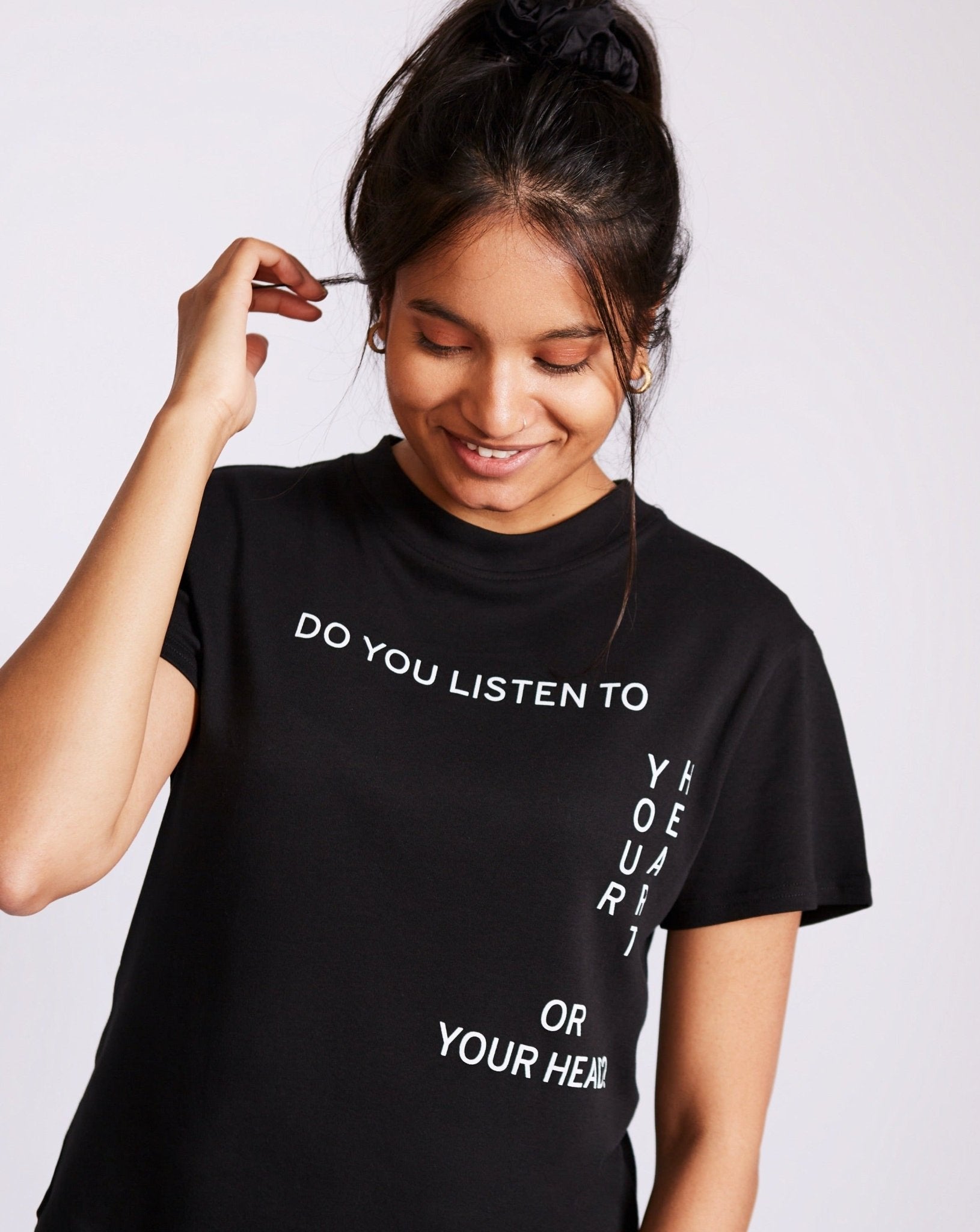 Do you listen to your heart or your head? Boxy T-Shirt - OBLIVIOUS?