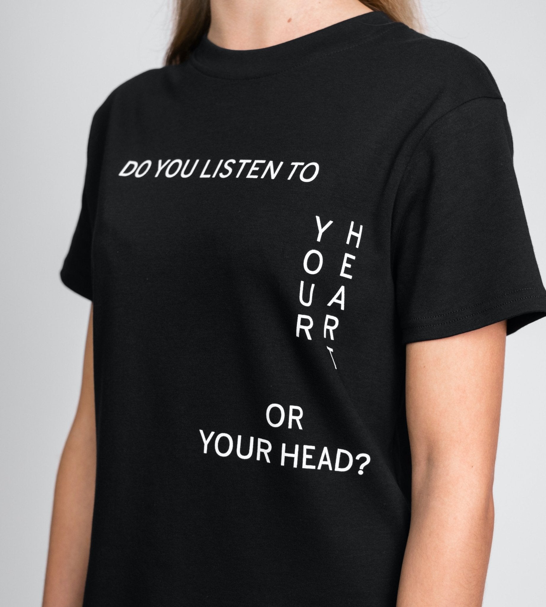 Do you listen to your heart or your head? Boxy T-Shirt - OBLIVIOUS?