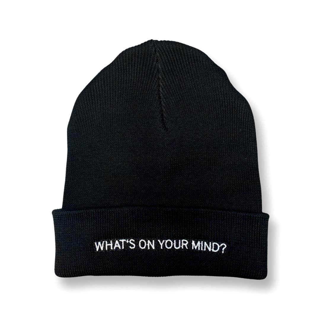 What's on your mind? Our new responsible beanie - OBLIVIOUS?
