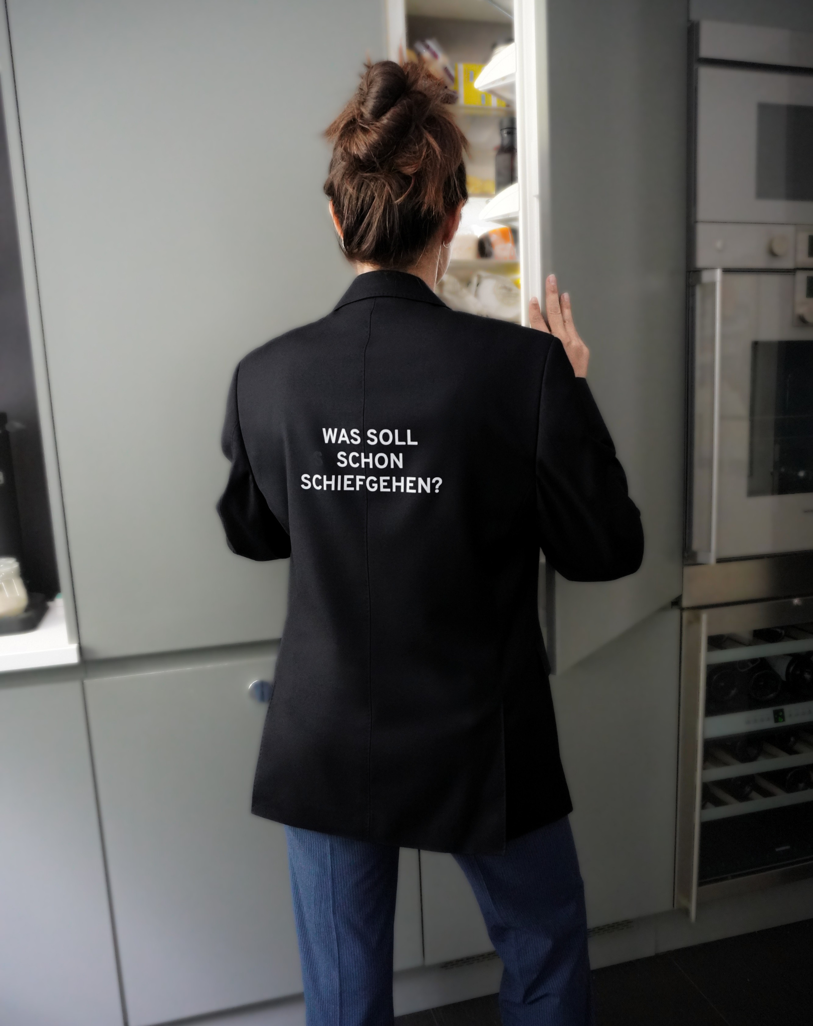 Was soll schon schiefgehen? Upcycled Blazer