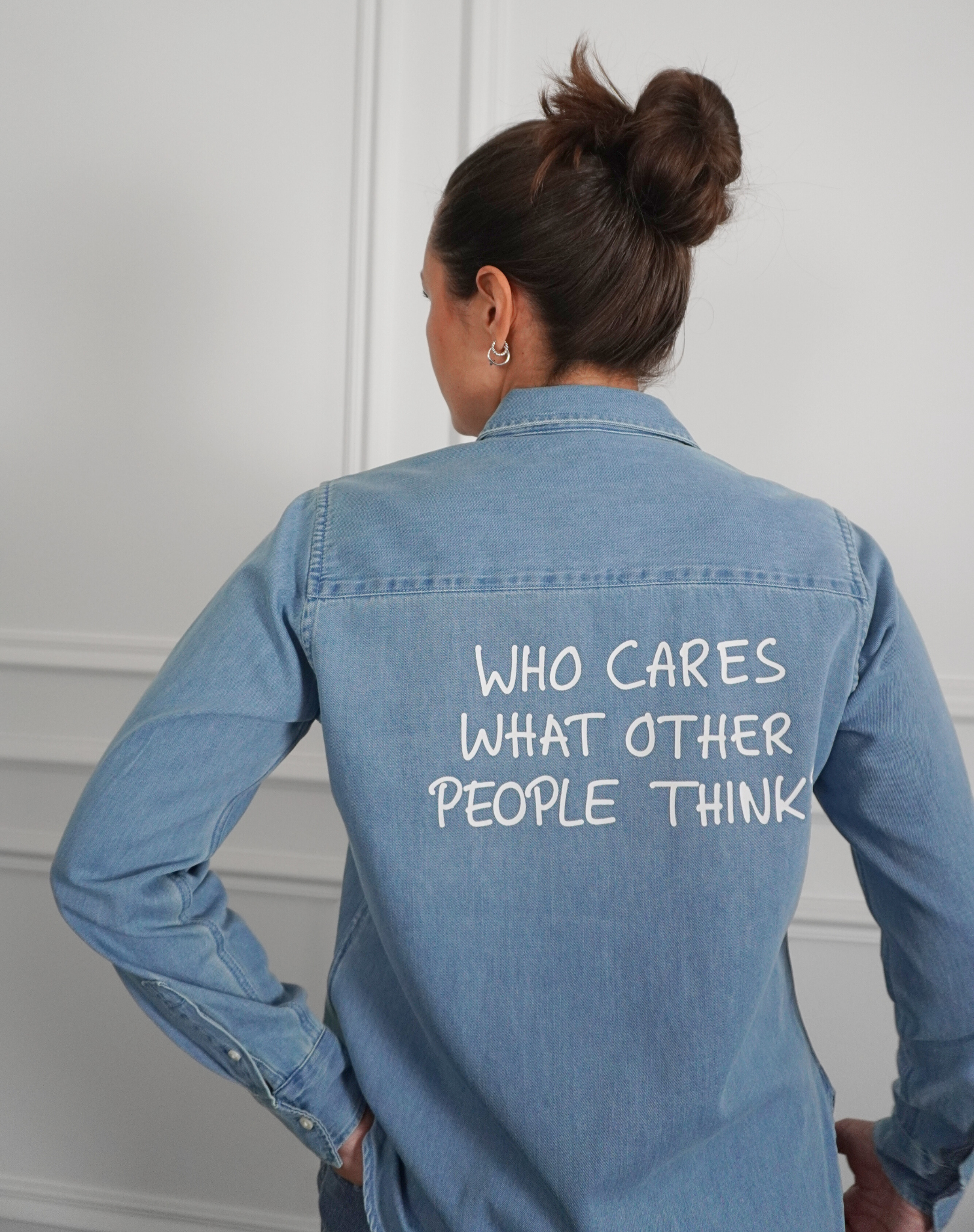 Who cares what other people think? Jeanshemd