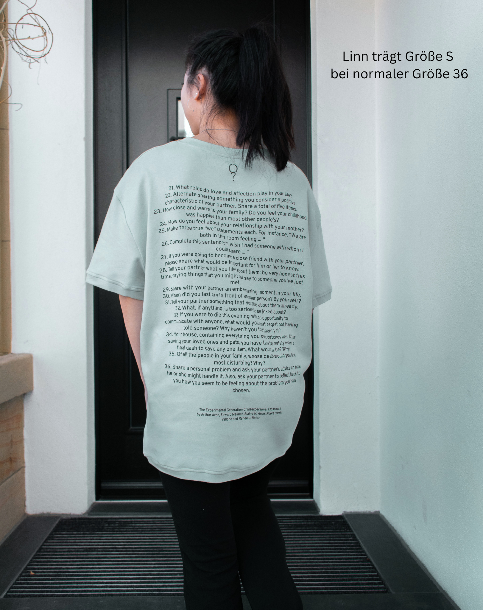 36 Questions for Closeness T-Shirt