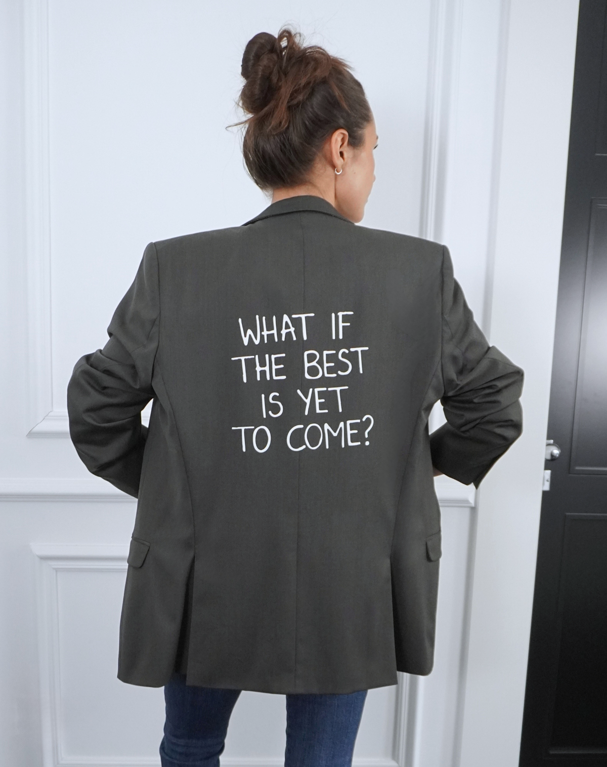 What if the best is yet to come? Upcycled Statement Blazer