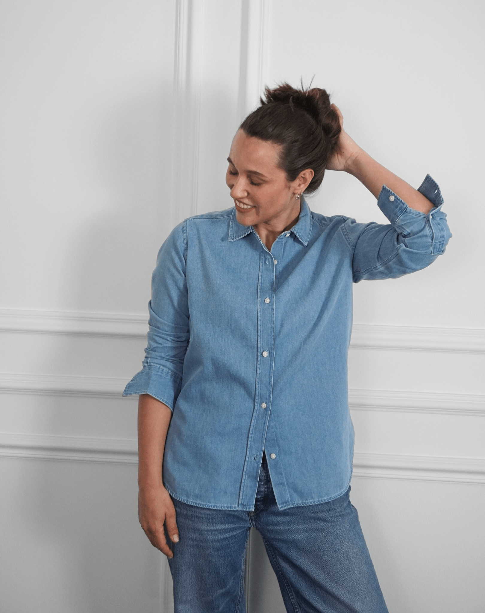 Can you please mind your own business? Denim Shirt - OBLIVIOUS?