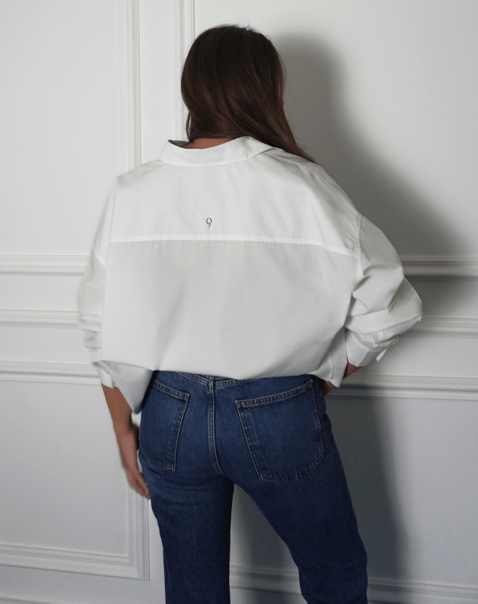If not me who? If not now when? White Shirt (Blue print) - OBLIVIOUS?