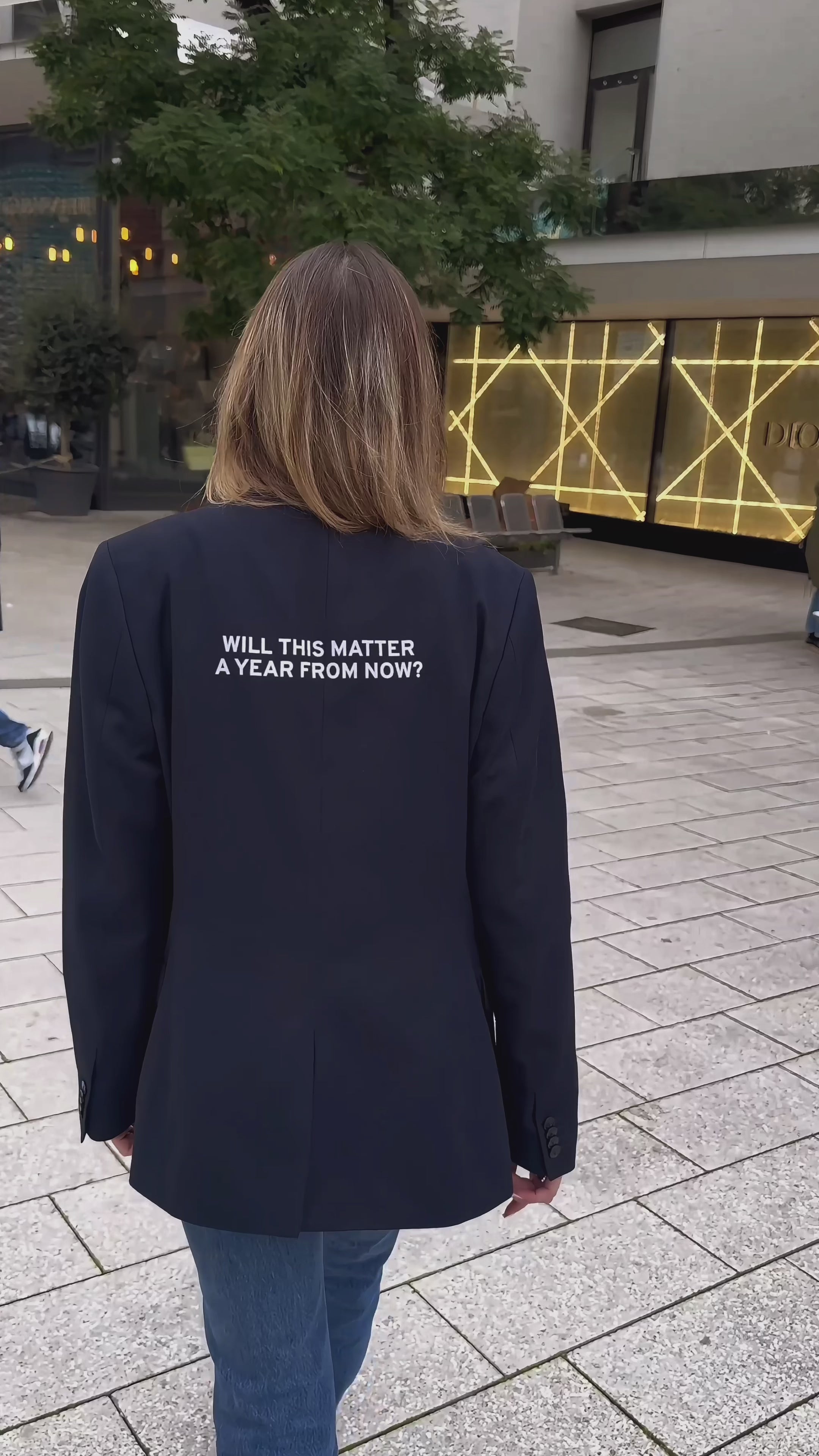 Will this matter a year from now? Upcycled Blazer