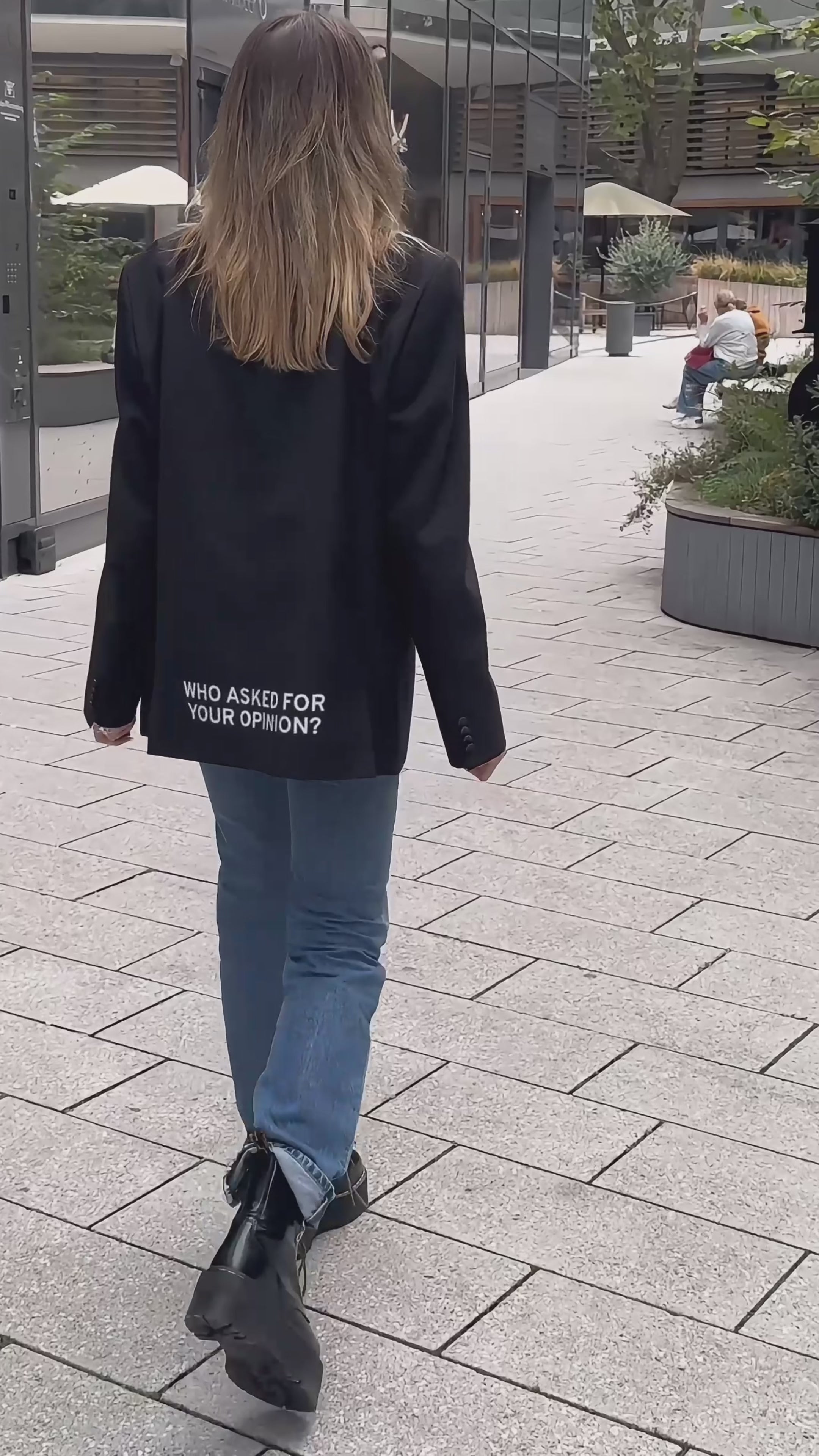 Who asked for your opinion? Upcycled Blazer