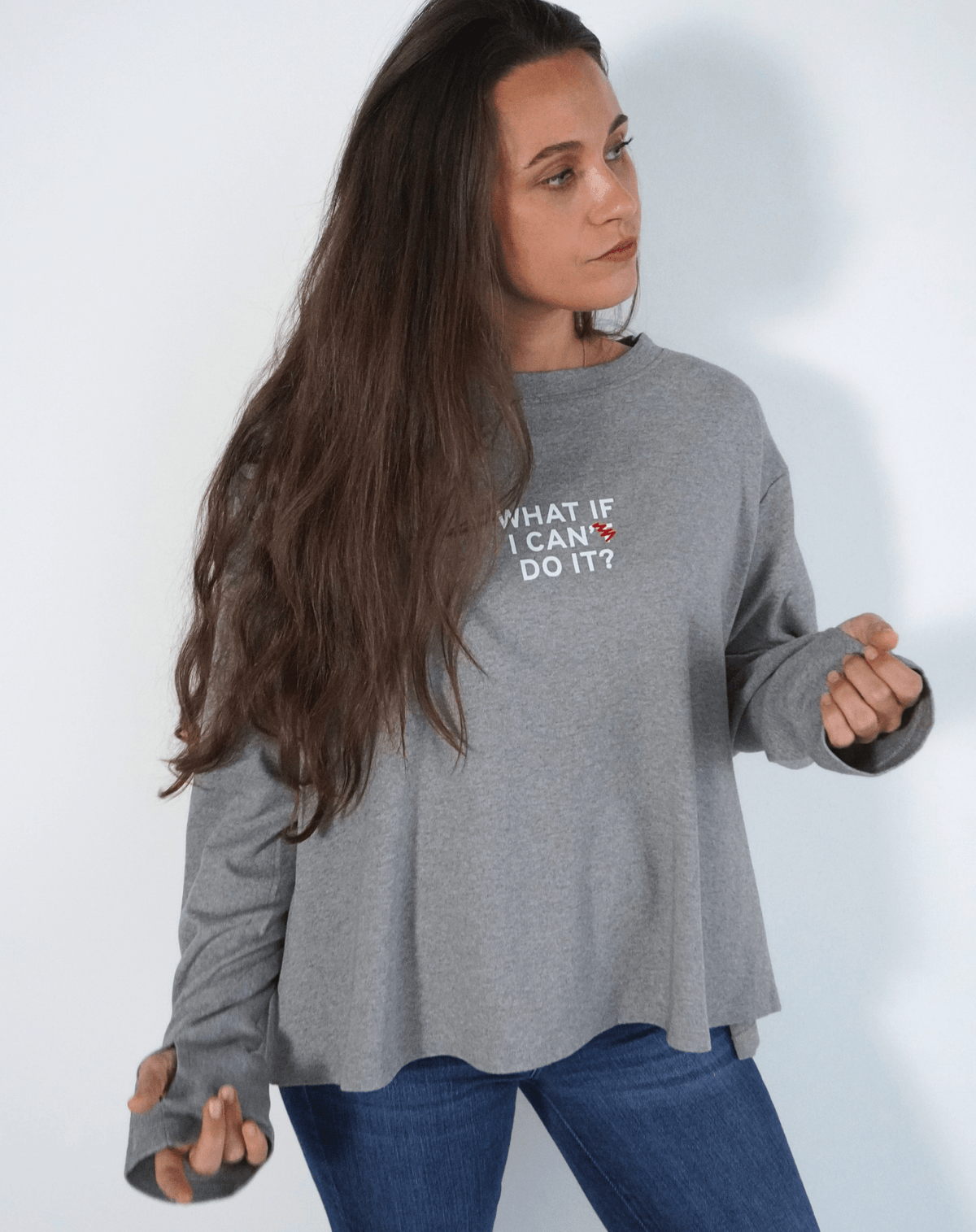 What if I can do it? Flowy Long Sleeve - OBLIVIOUS?