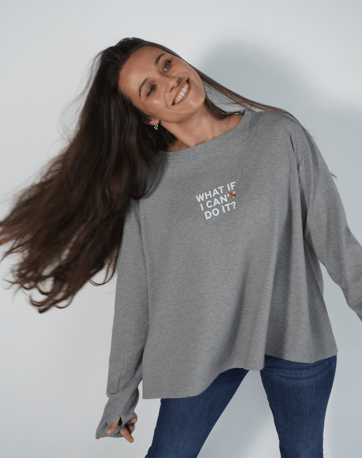 What if I can do it? Flowy Long Sleeve - OBLIVIOUS?