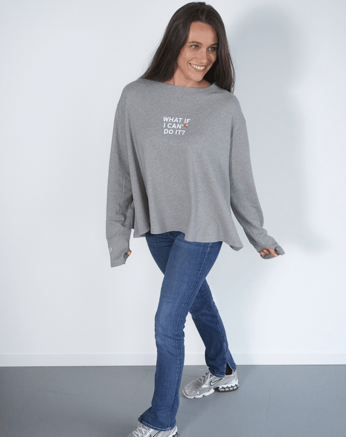 What if I can do it? Flowy Long Sleeve - OBLIVIOUS?