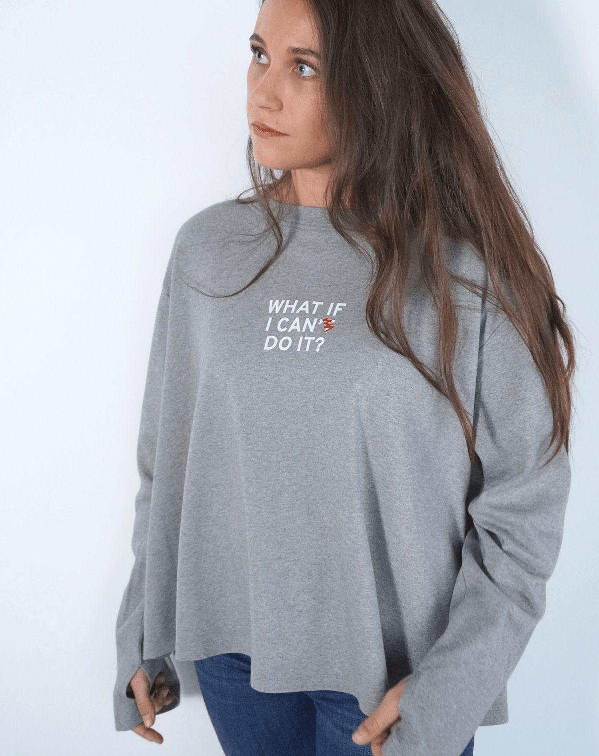 What if I can do it? Flowy Long Sleeve - OBLIVIOUS?