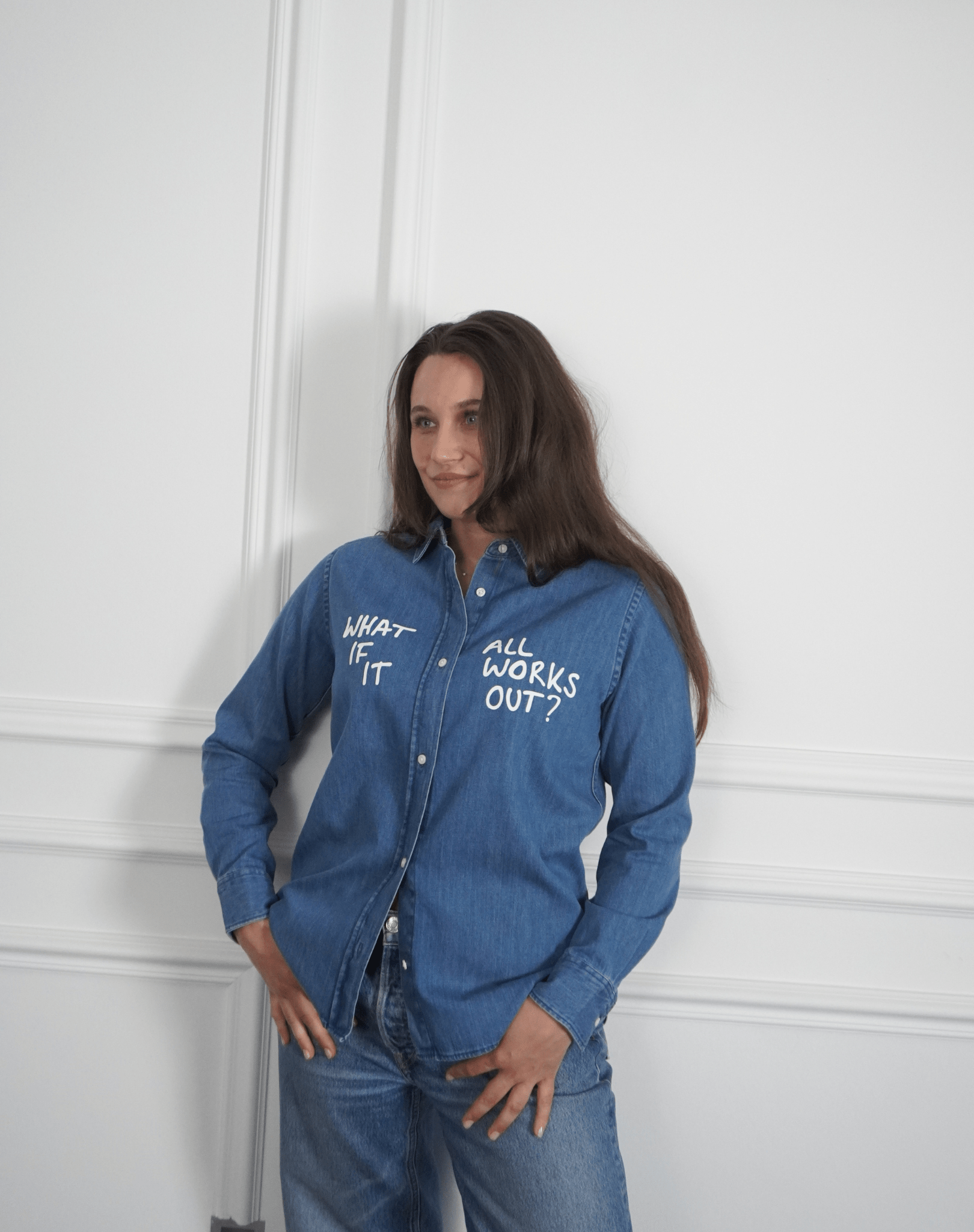 What if it all works out? Denim Shirt - OBLIVIOUS?