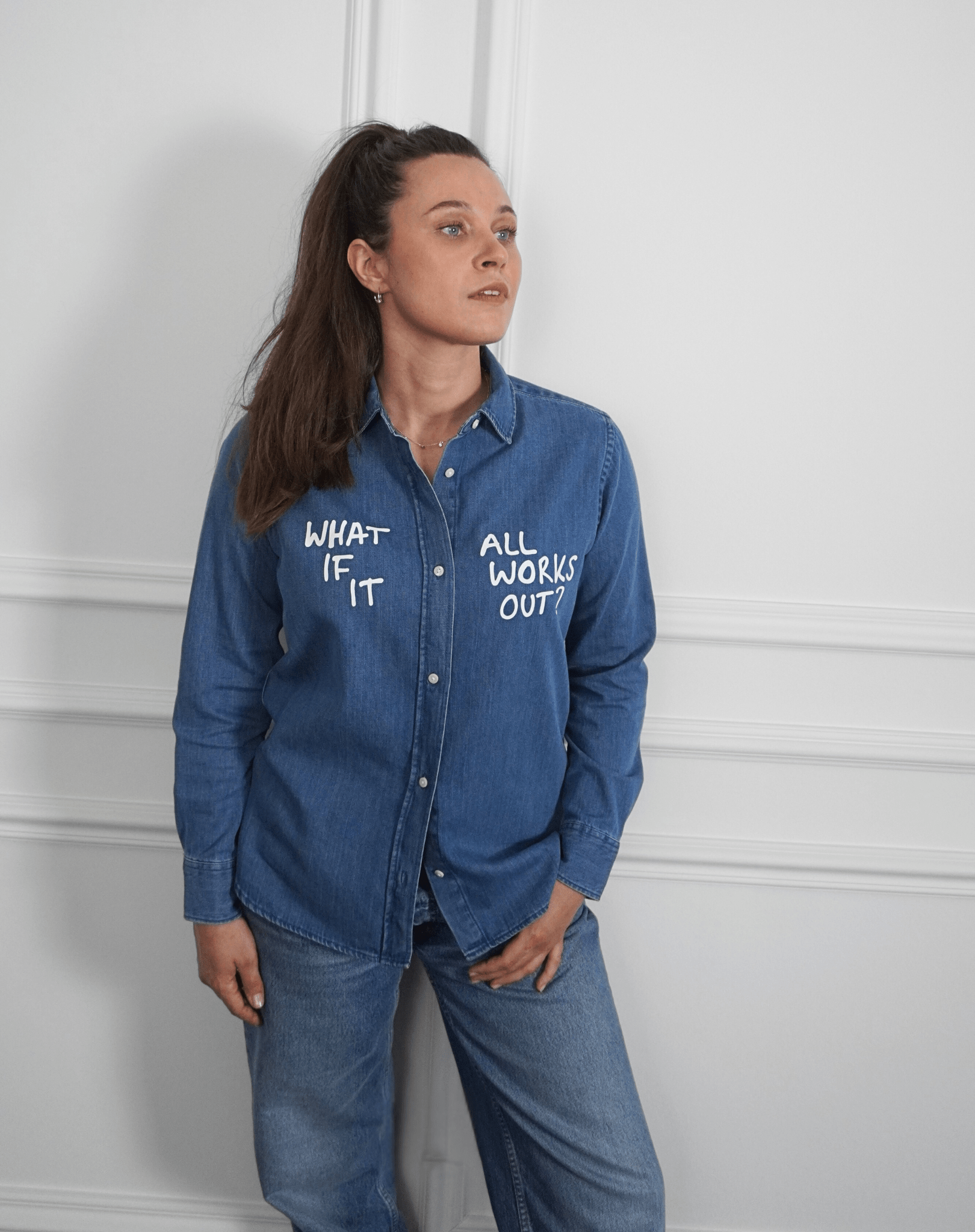 What if it all works out? Denim Shirt - OBLIVIOUS?