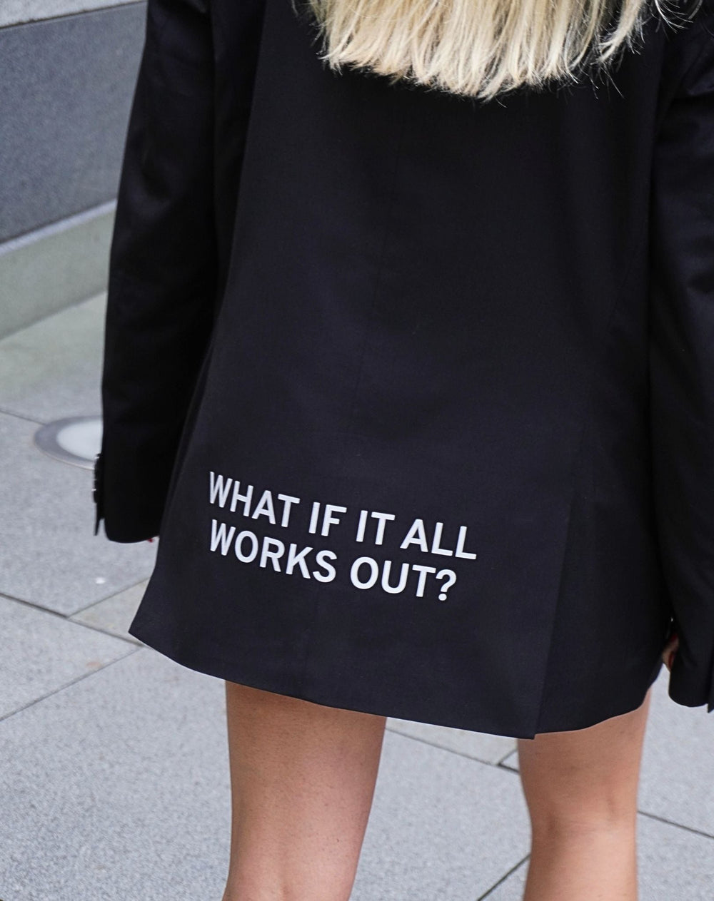What if it all works out? Upcycled Blazer