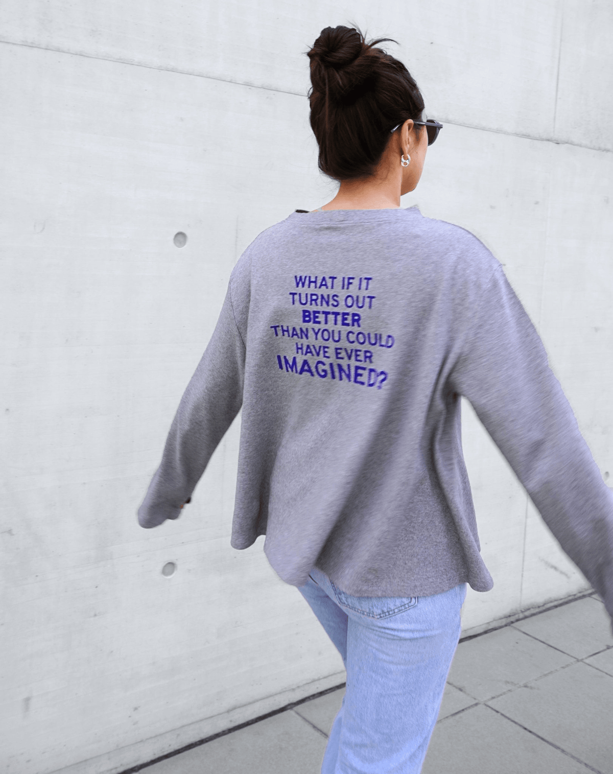 What if it turns out better than you could have ever imagined? Flowy Long Sleeve - OBLIVIOUS?