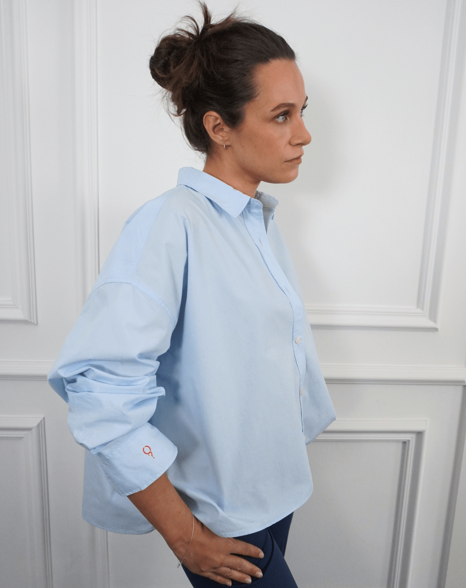 What if the best is yet to come? Blue Statement Shirt - OBLIVIOUS?
