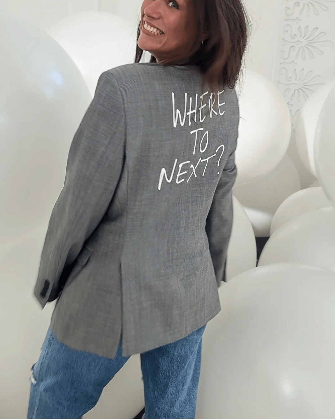 Where to next? Upcycled Blazer - OBLIVIOUS?