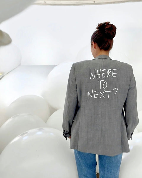 Where to next? Upcycled Blazer - OBLIVIOUS?