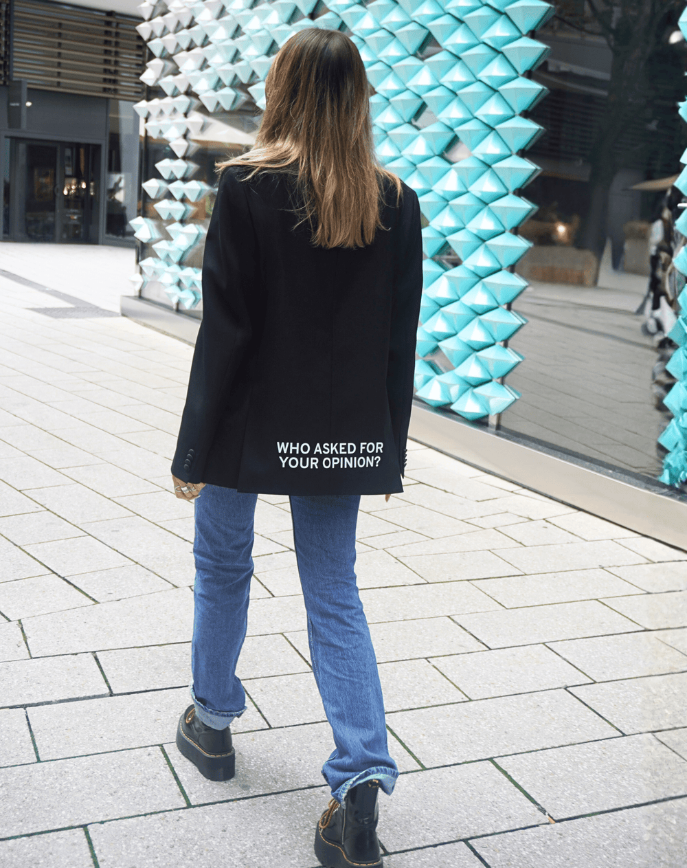 Who asked for your opinion? Upcycled Blazer - OBLIVIOUS?