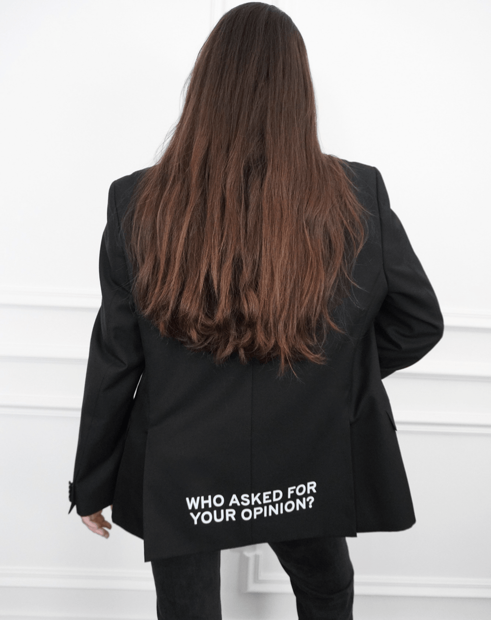 Who asked for your opinion? Upcycled Blazer - OBLIVIOUS?