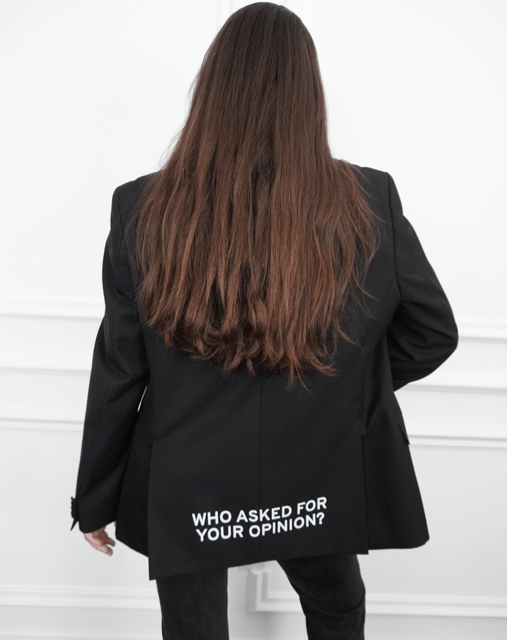 Who asked for your opinion? Upcycled Blazer - OBLIVIOUS?