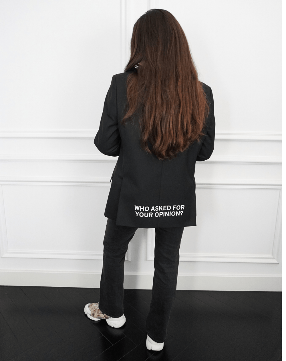 Who asked for your opinion? Upcycled Blazer - OBLIVIOUS?