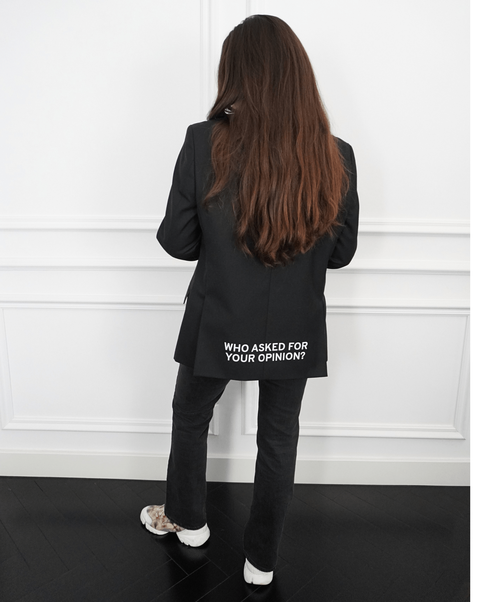 Who asked for your opinion? Upcycled Blazer - OBLIVIOUS?