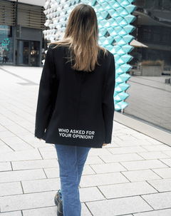 Who asked for your opinion? Upcycled Blazer