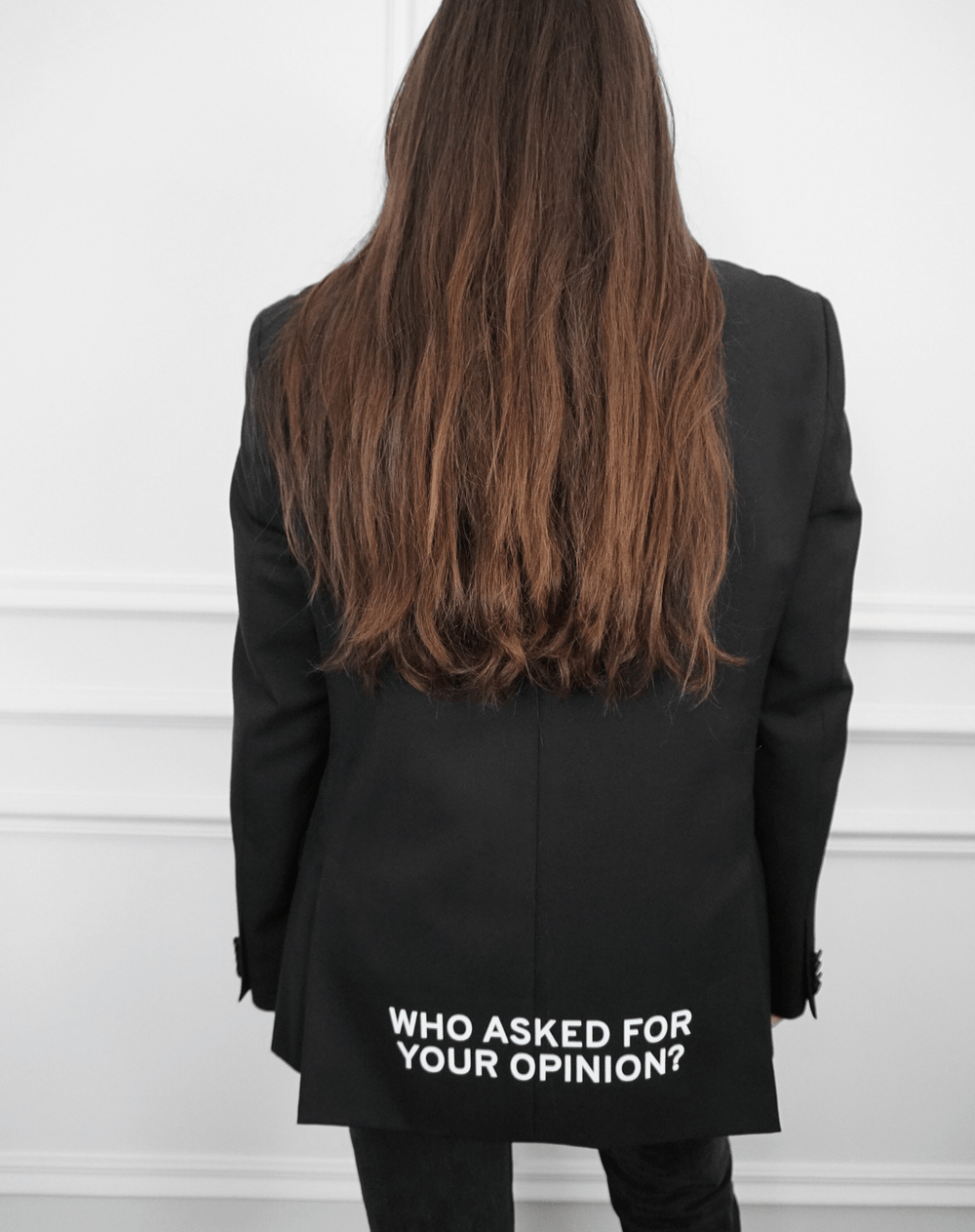 Who asked for your opinion? Upcycled Blazer - OBLIVIOUS?