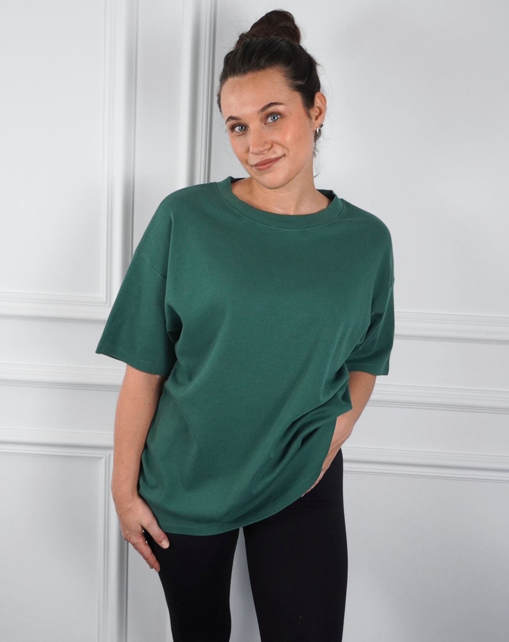 Who cares what other people think? Dark Green T-Shirt - OBLIVIOUS?