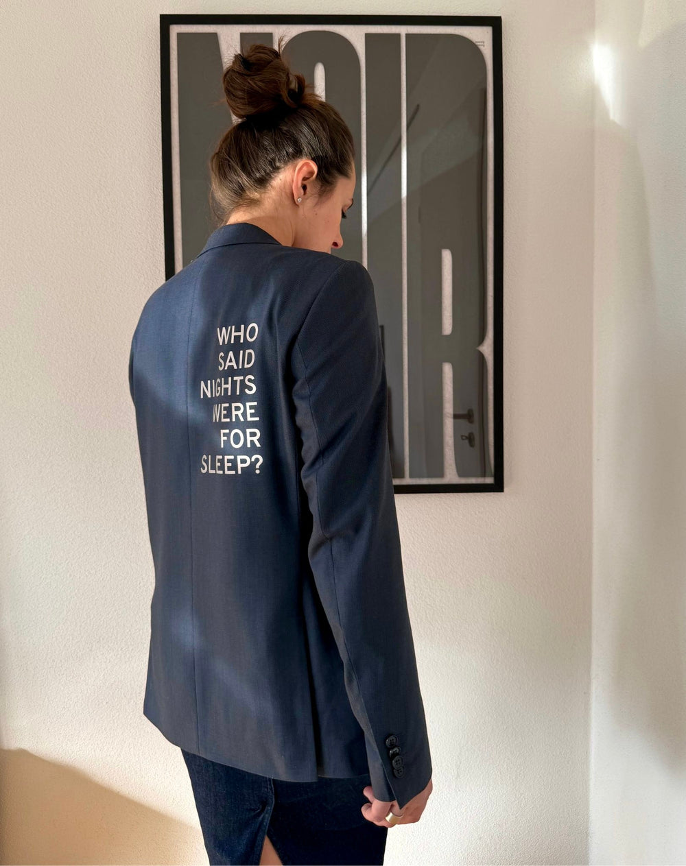 Who said nights were for sleep? Reflektierender Upcycled Blazer