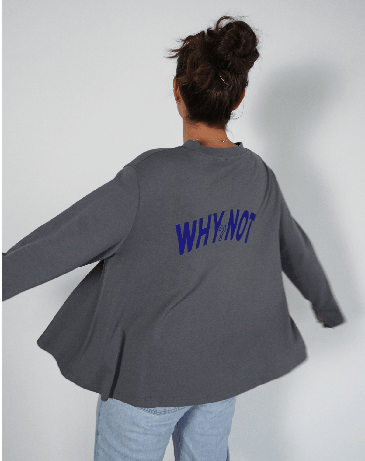 Why not? Flowy Long Sleeve - OBLIVIOUS?