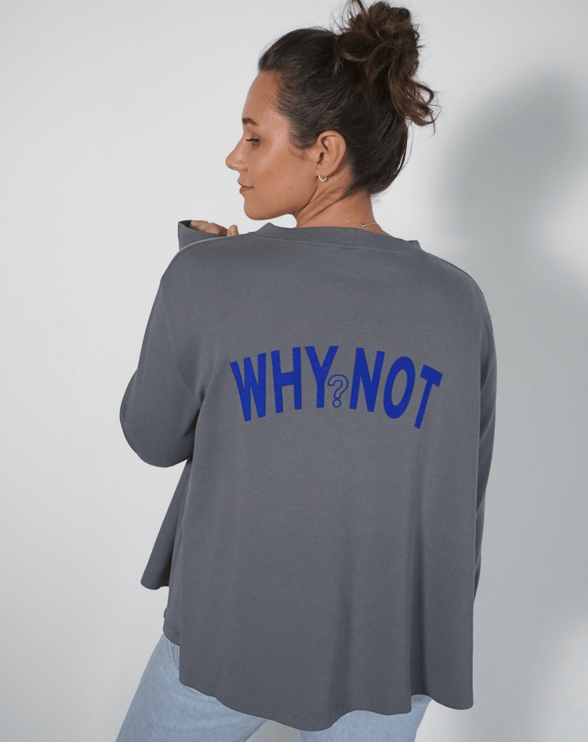 Why not? Flowy Long Sleeve - OBLIVIOUS?