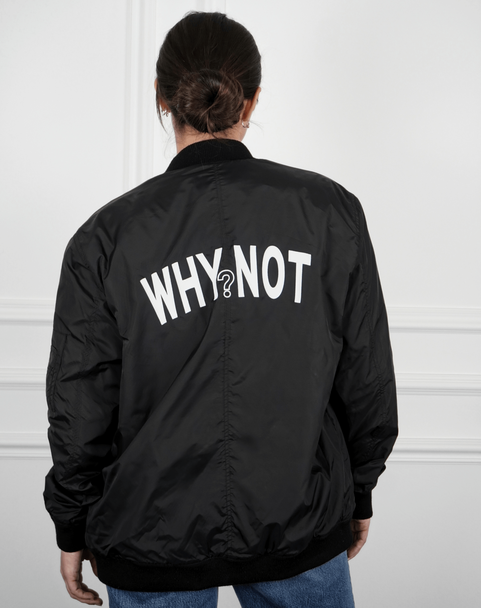 Why not? Upcycled Bomber Jacket - OBLIVIOUS?