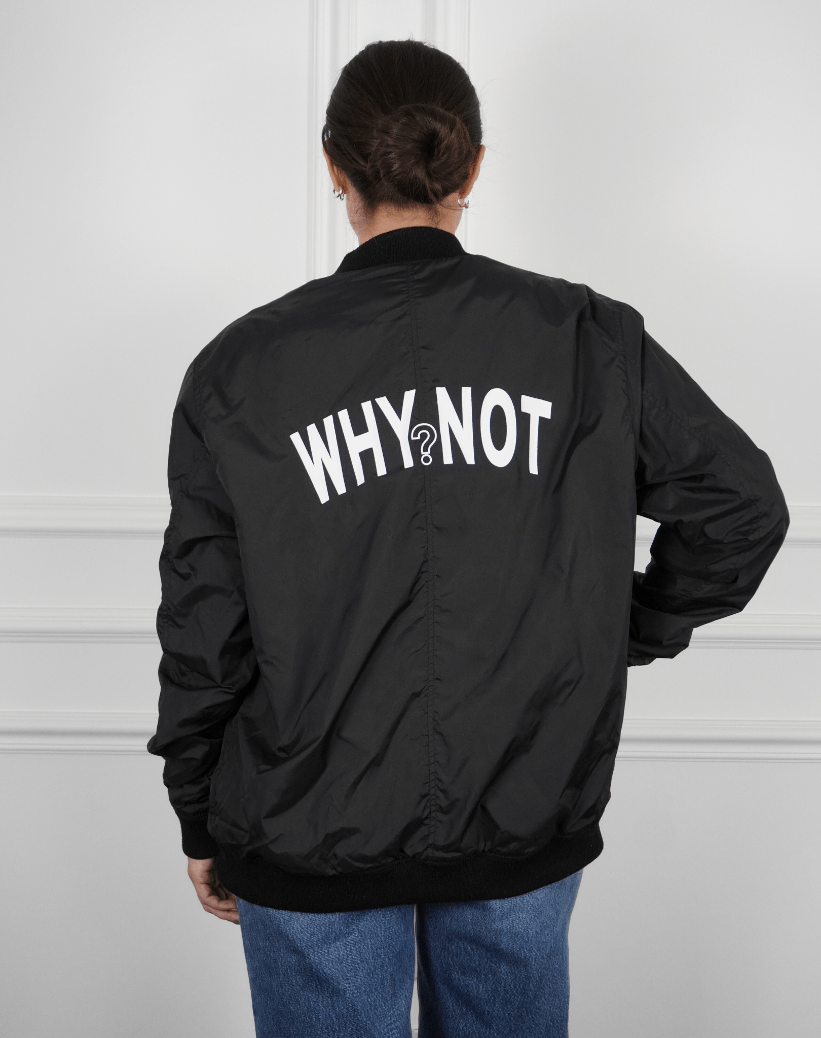Why not? Upcycled Bomber Jacket - OBLIVIOUS?