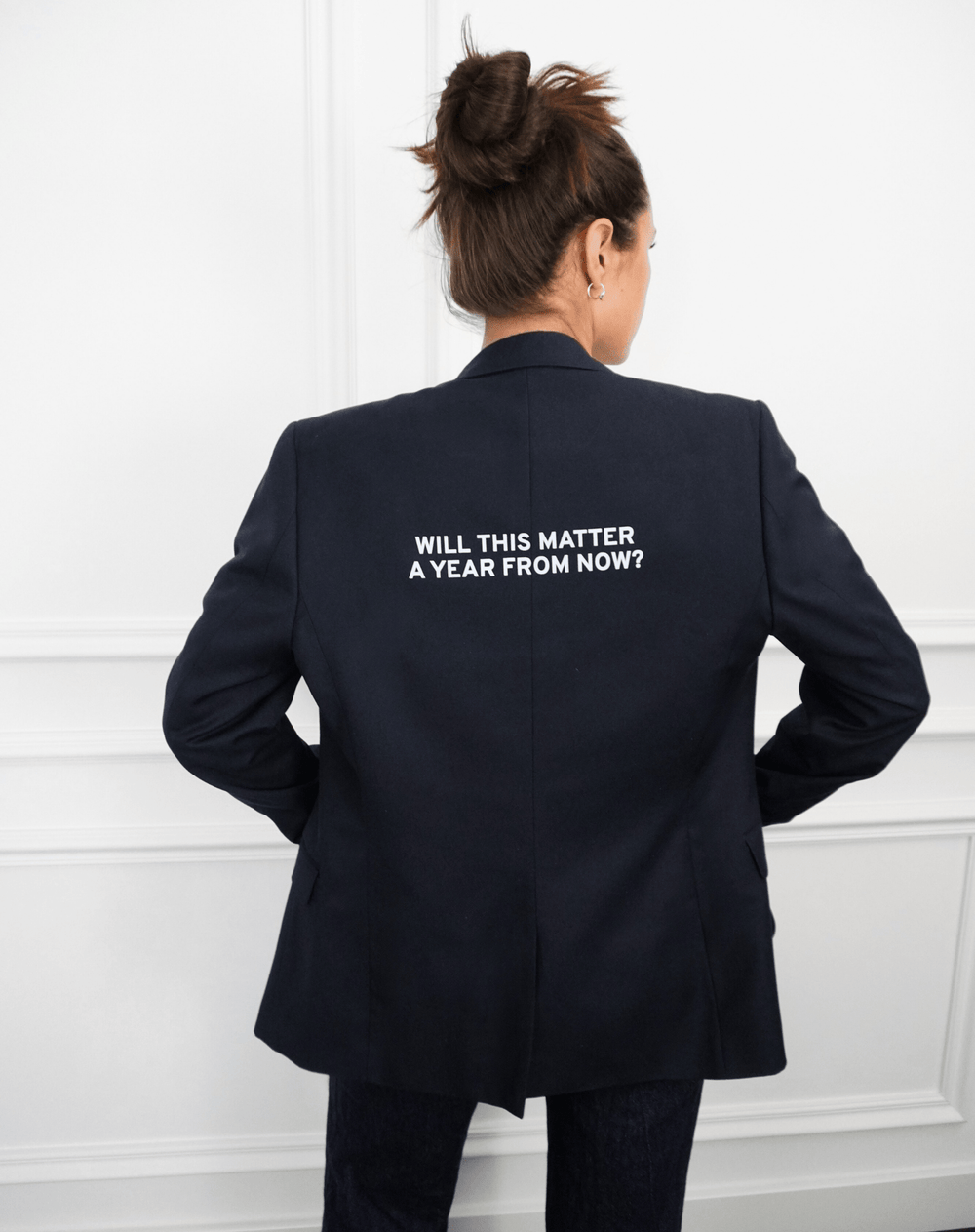 Will this matter a year from now? Upcycled Blazer - OBLIVIOUS?