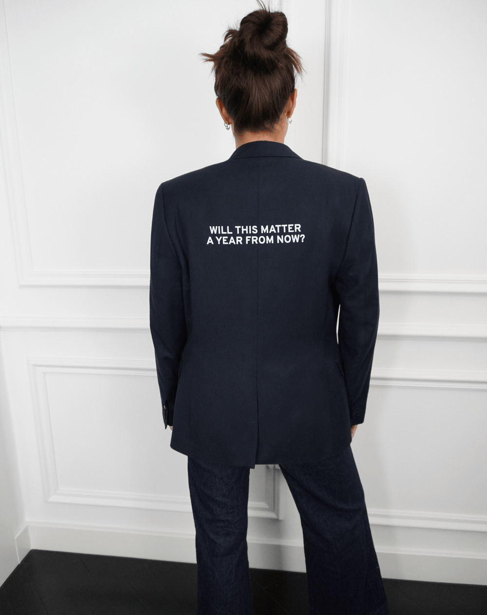 Will this matter a year from now? Upcycled Blazer - OBLIVIOUS?