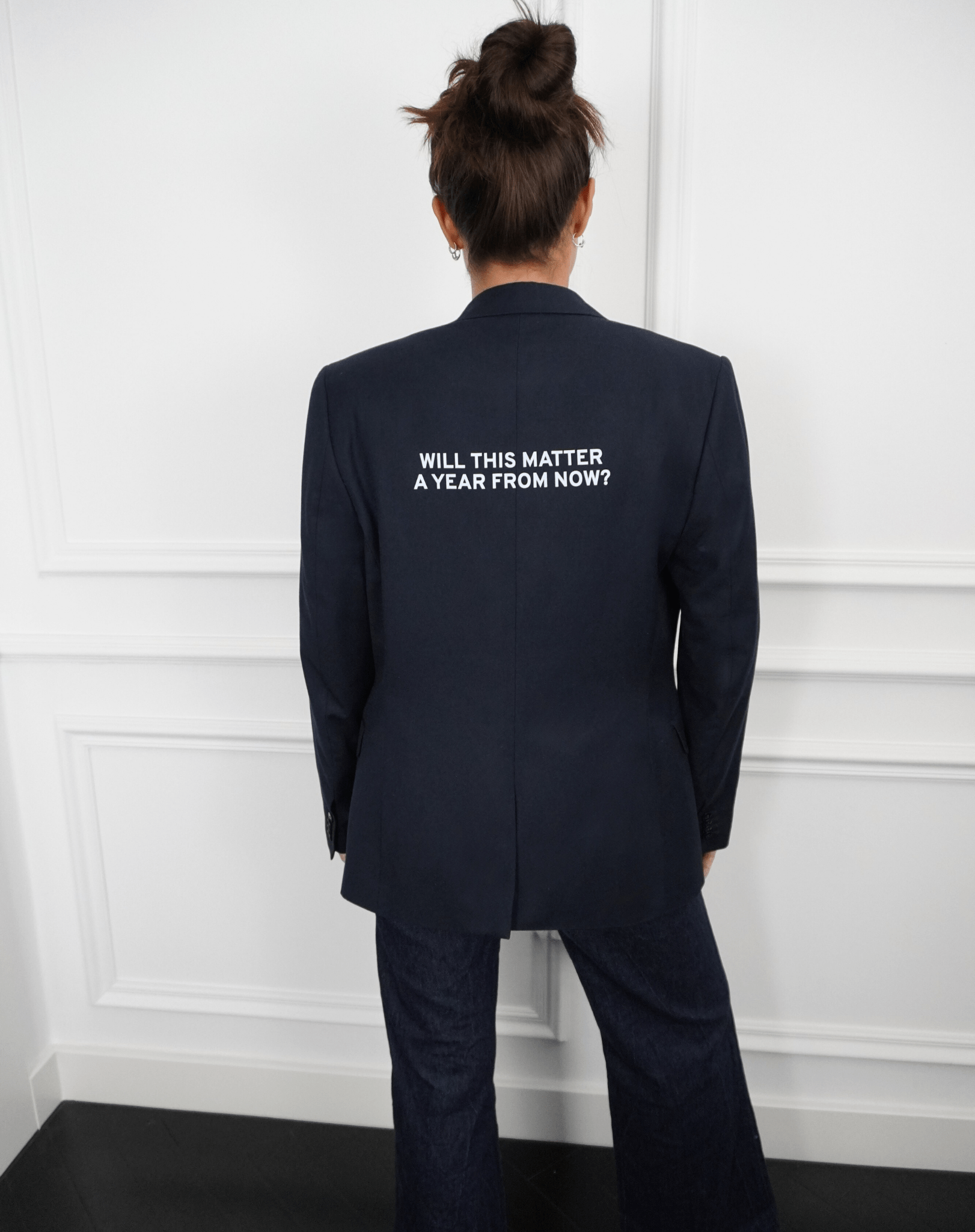 Will this matter a year from now? Upcycled Blazer - OBLIVIOUS?