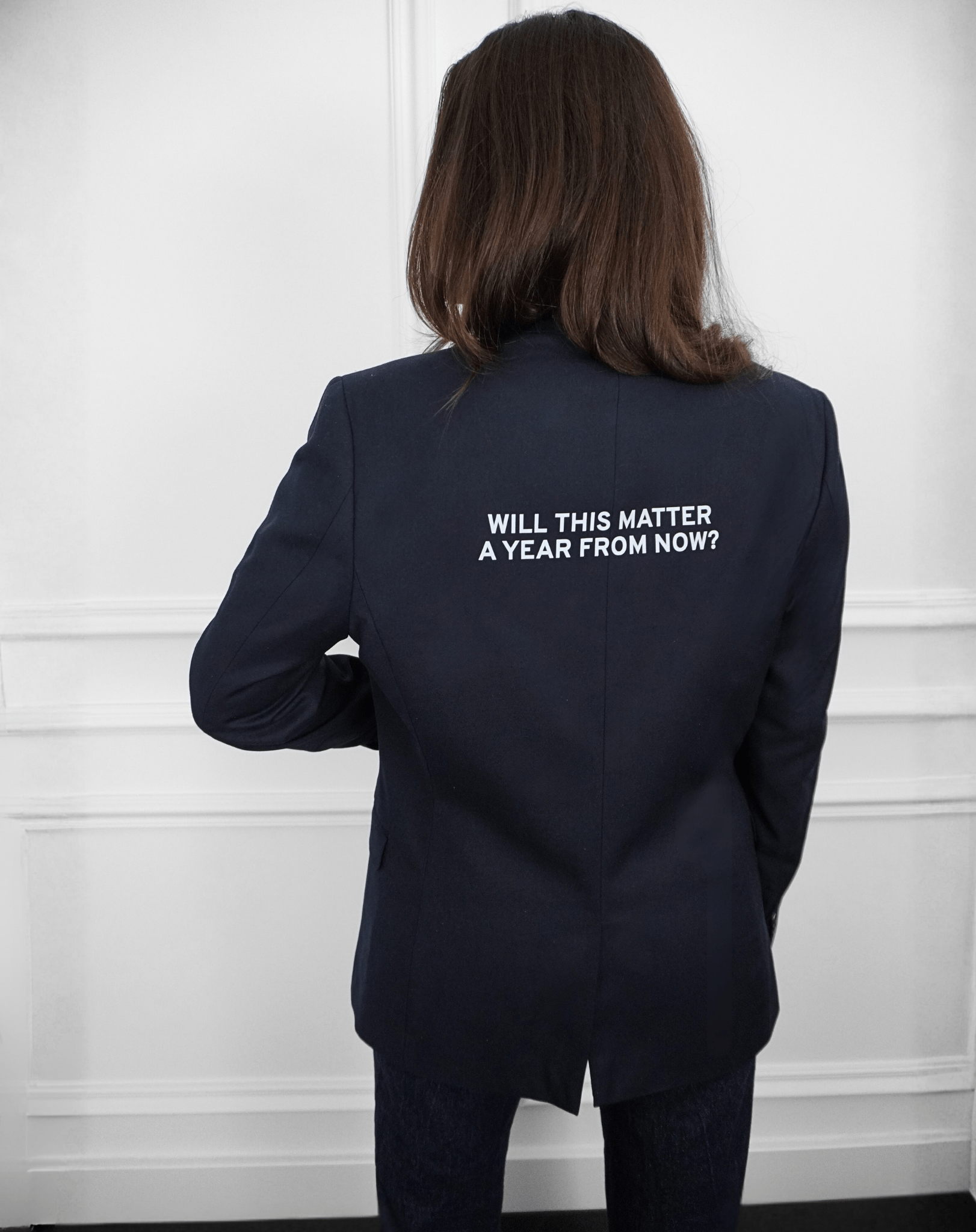 Will this matter a year from now? Upcycled Blazer - OBLIVIOUS?