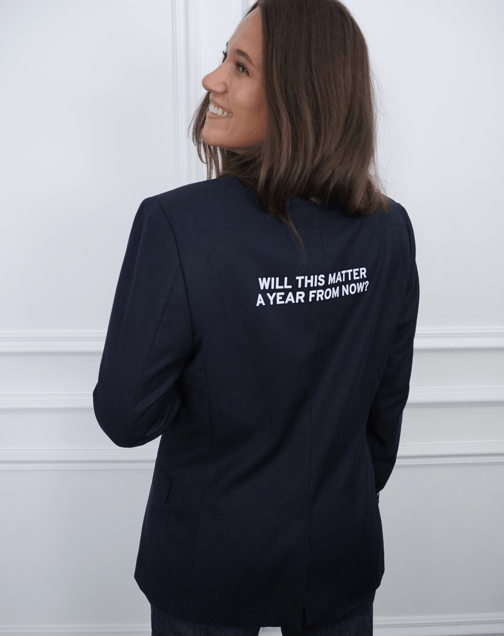 Will this matter a year from now? Upcycled Blazer - OBLIVIOUS?