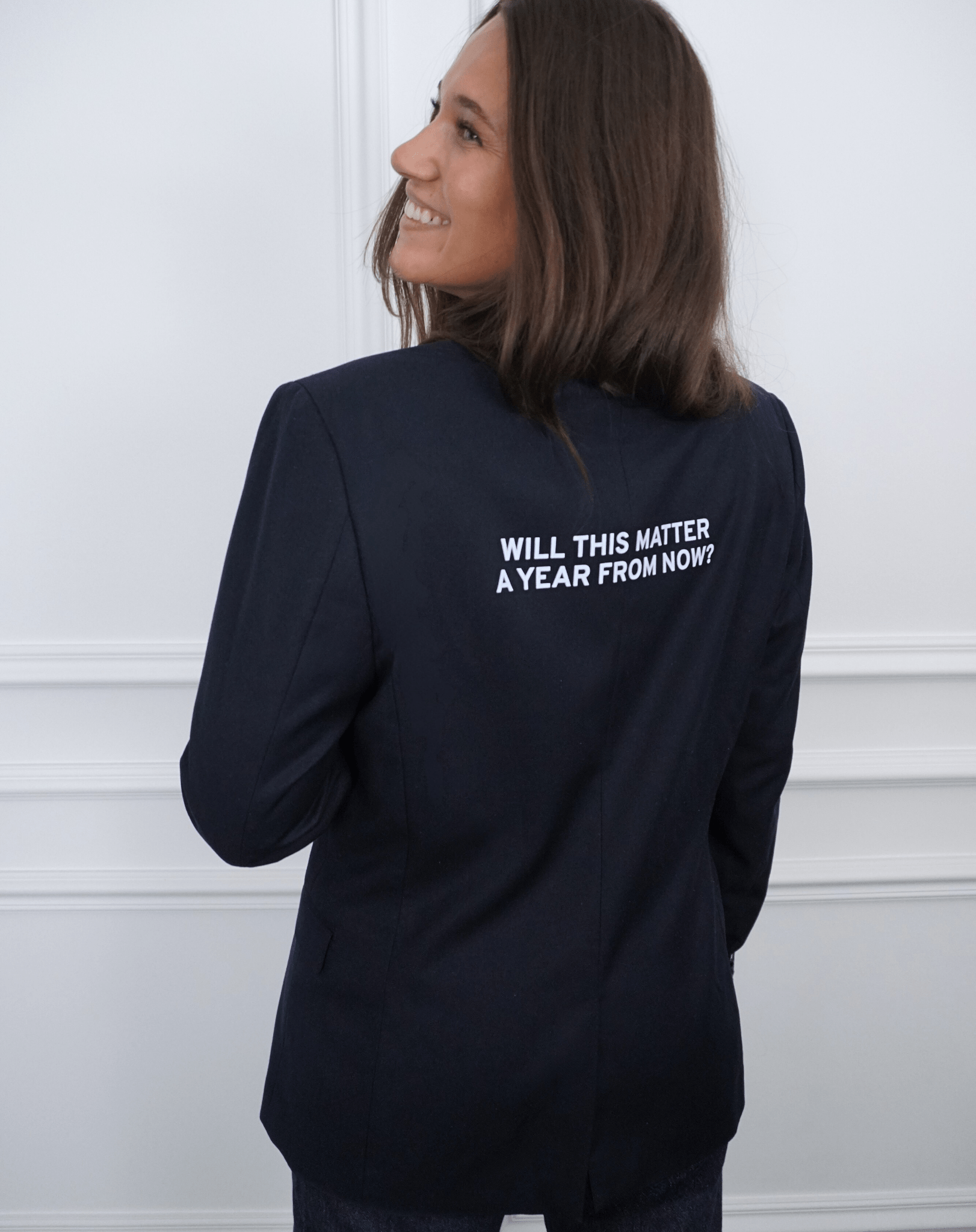 Will this matter a year from now? Upcycled Blazer - OBLIVIOUS?