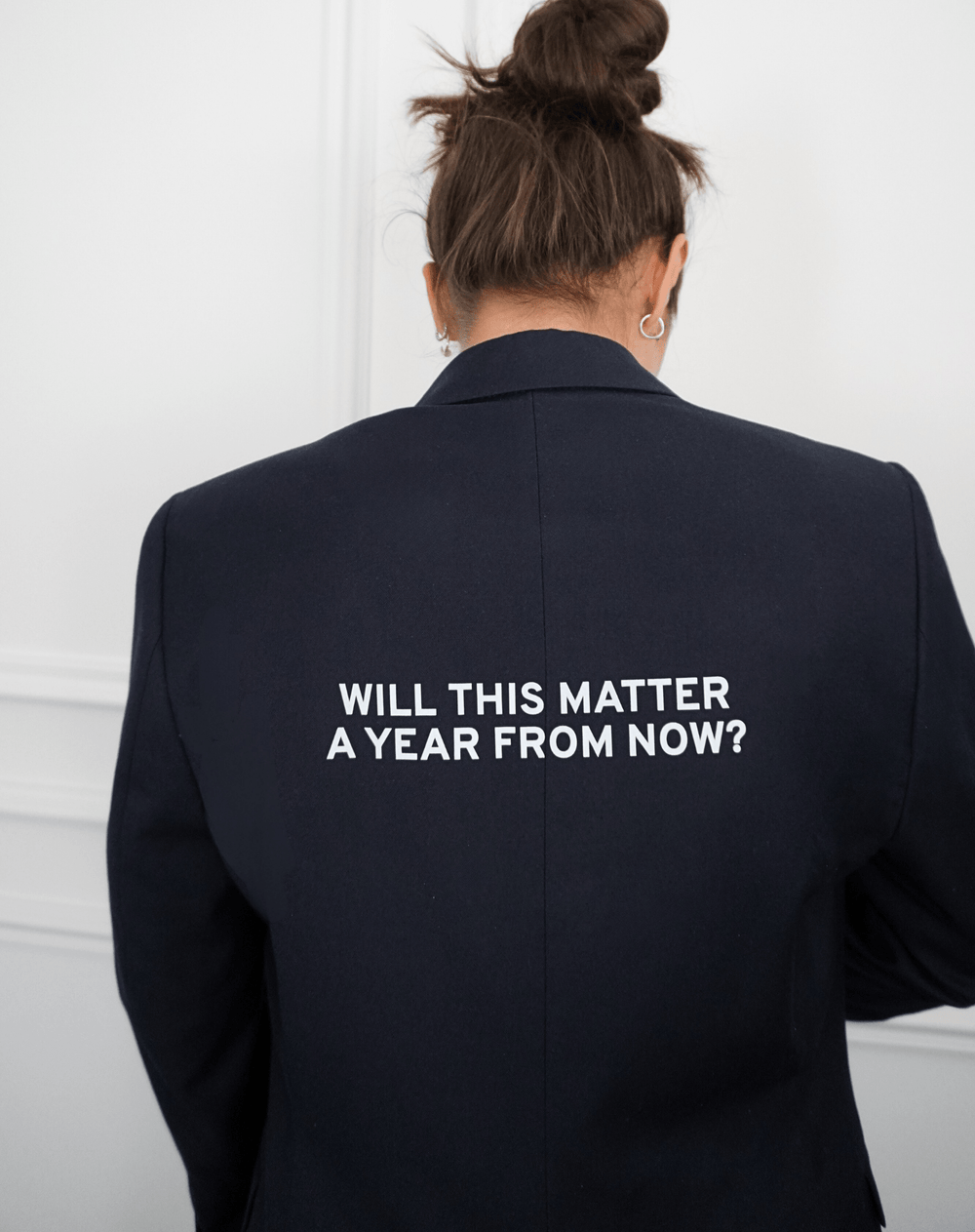 Will this matter a year from now? Upcycled Blazer - OBLIVIOUS?