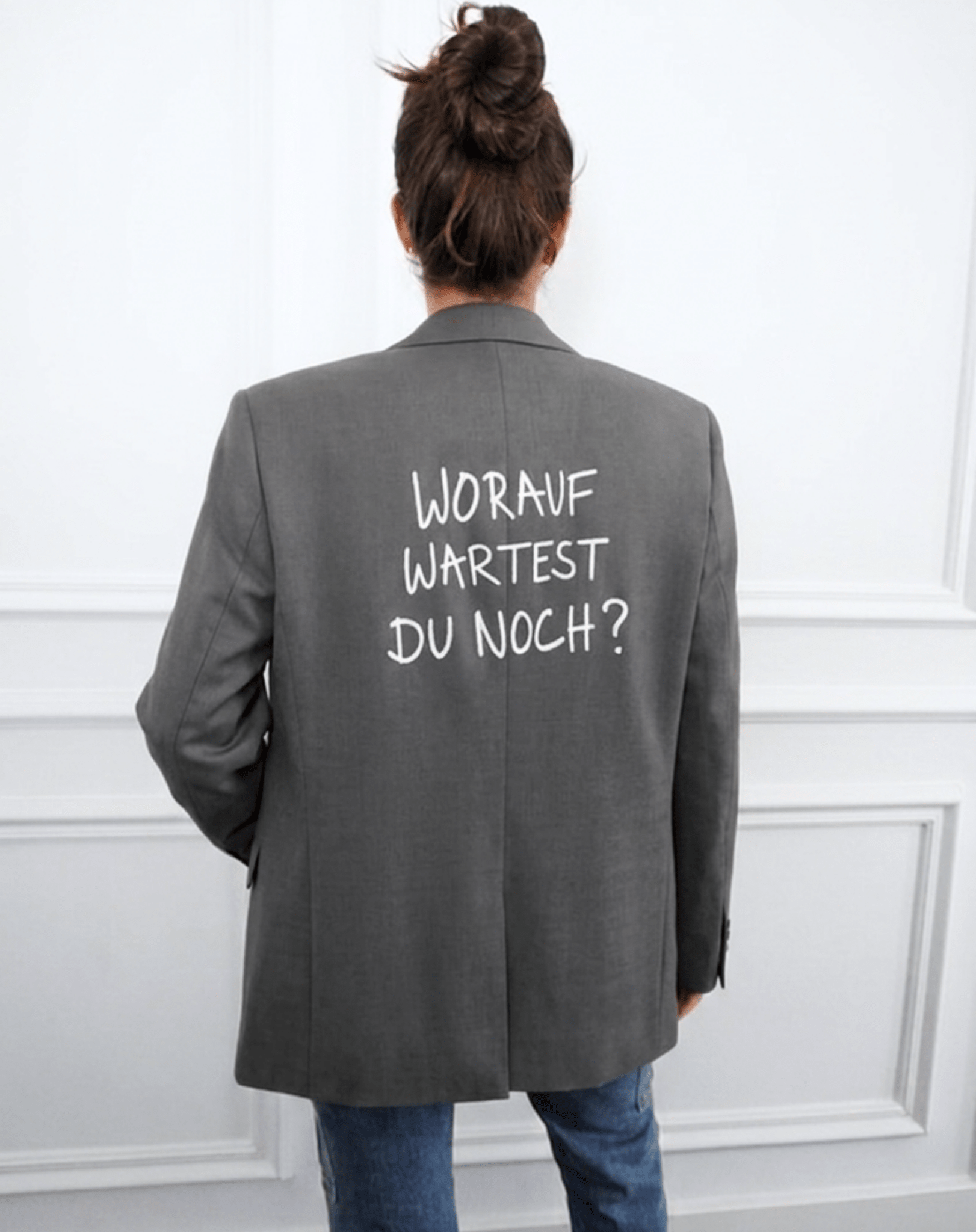 Worauf wartest du noch? Upcycled Blazer - OBLIVIOUS?
