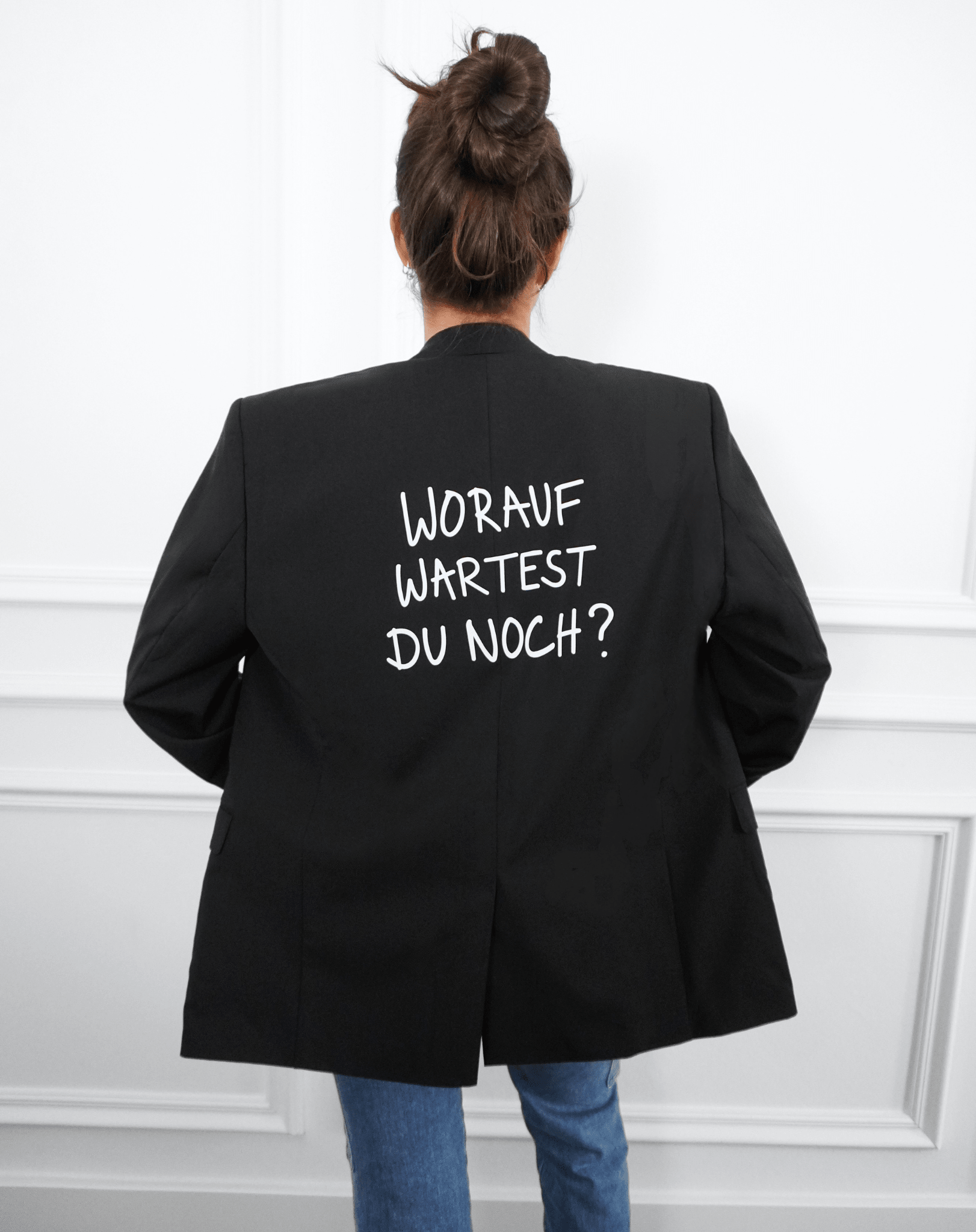 Worauf wartest du noch? Upcycled Blazer - OBLIVIOUS?