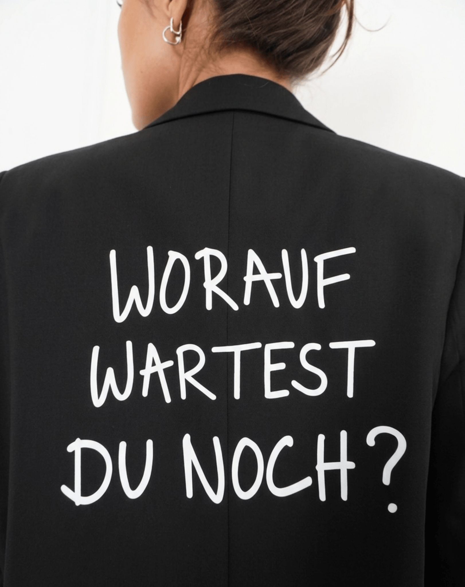 Worauf wartest du noch? Upcycled Blazer - OBLIVIOUS?