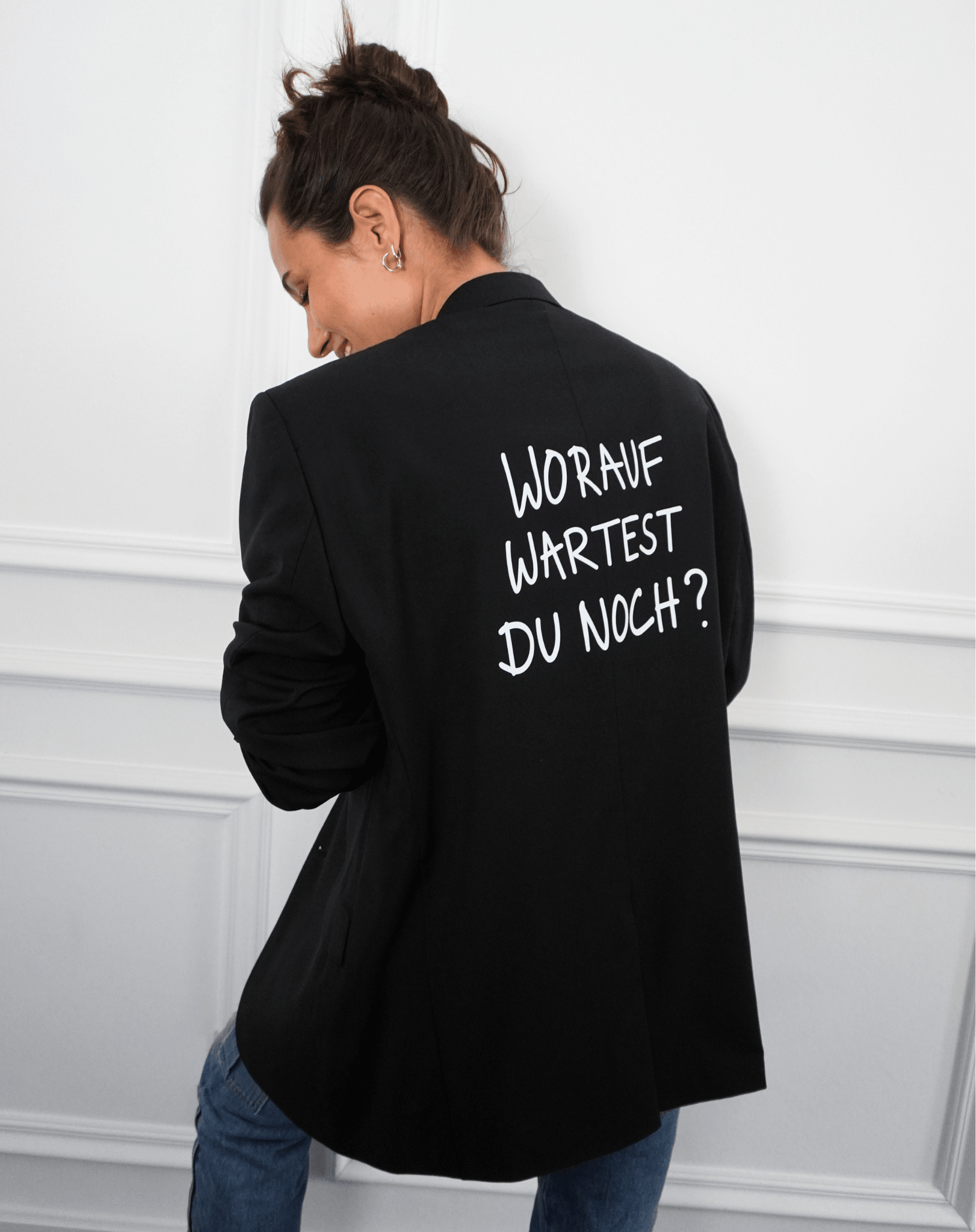 Worauf wartest du noch? Upcycled Blazer - OBLIVIOUS?