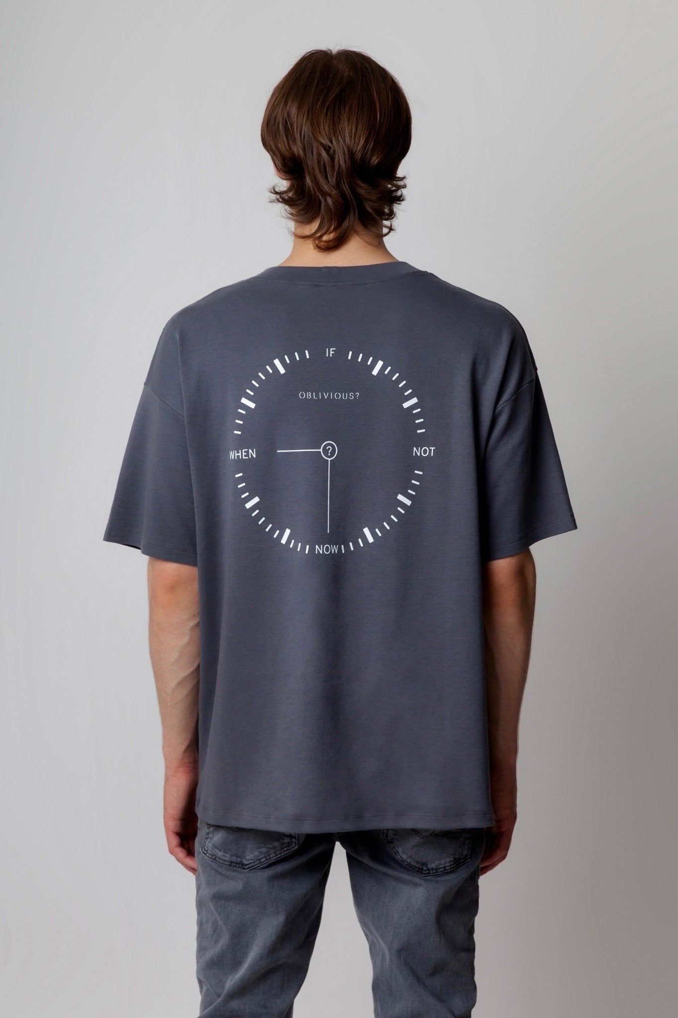 If Not Now, When? Anthracite T-Shirt - OBLIVIOUS?
