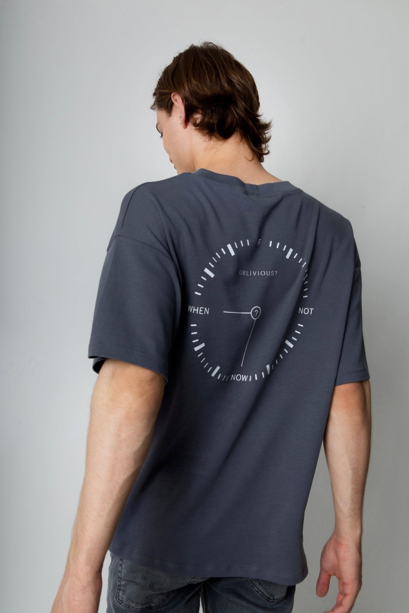 If Not Now, When? Anthracite T-Shirt - OBLIVIOUS?