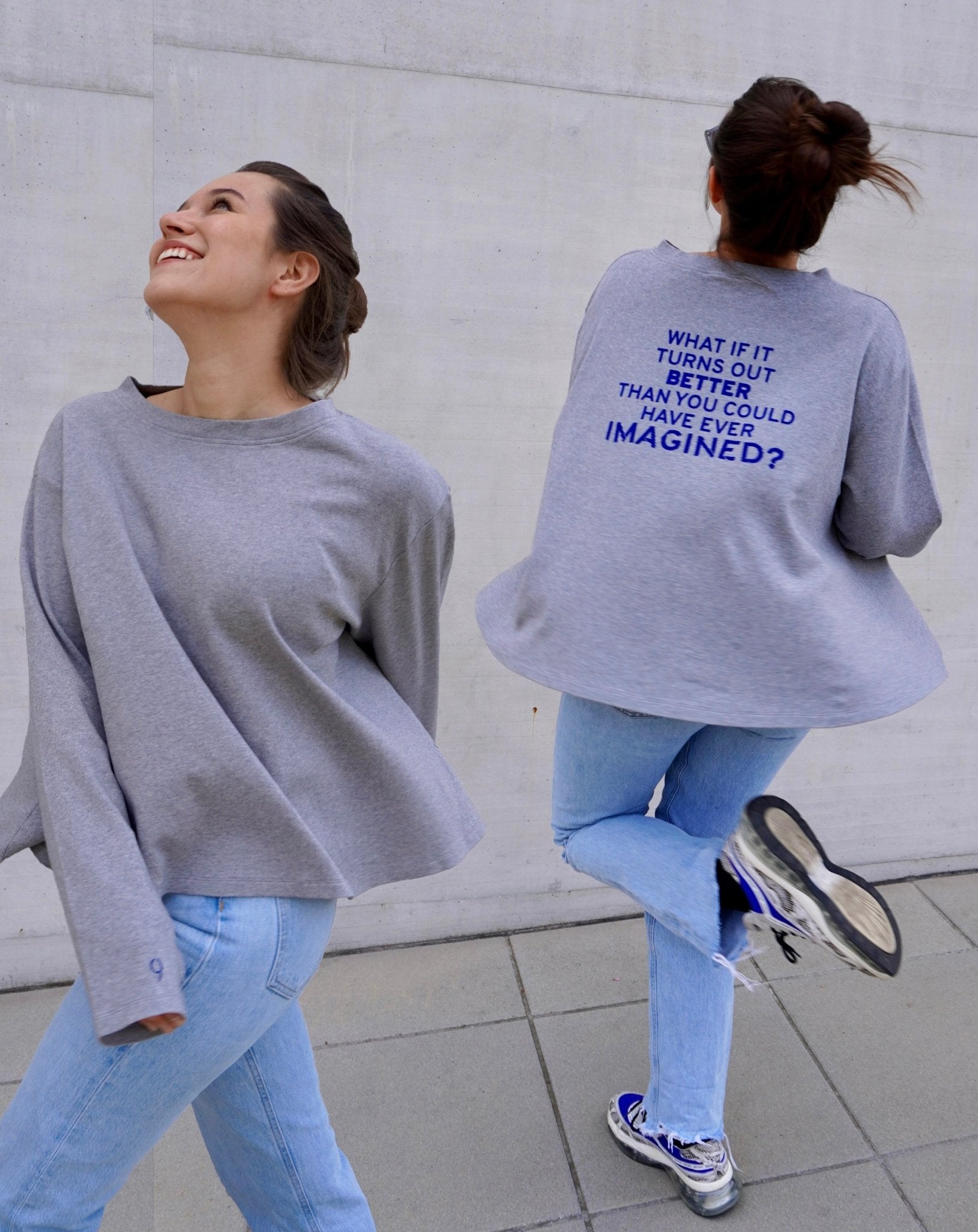 What if it turns out better than you could have ever imagined? Flowy Long Sleeve - OBLIVIOUS?