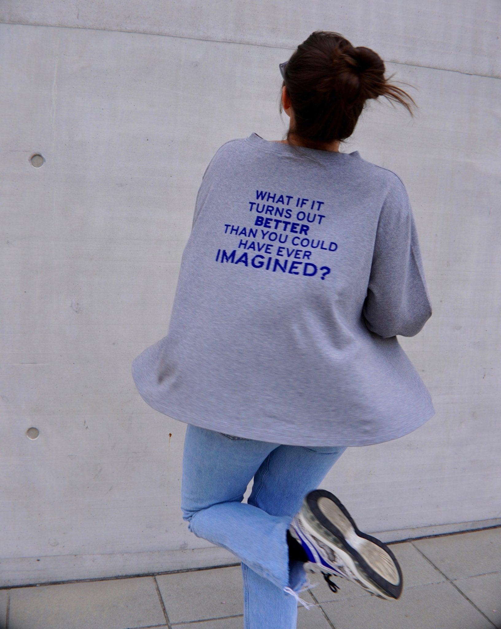 What if it turns out better than you could have ever imagined? Flowy Long Sleeve - OBLIVIOUS?